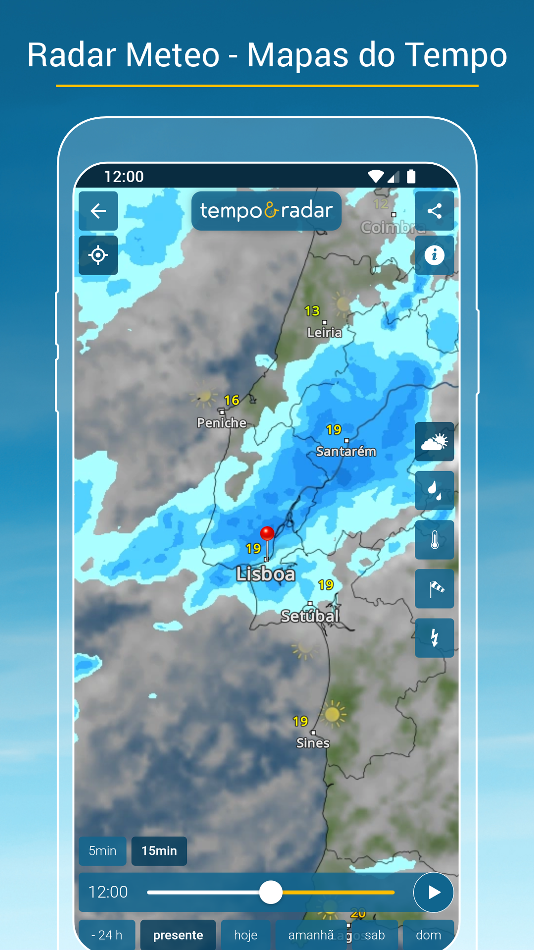 RadarMeteo - mapas do tempo